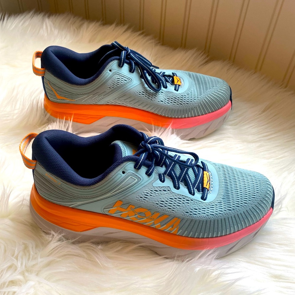 HOKA Womens Bondi 7 Wide (US 6) sneaker New Condition